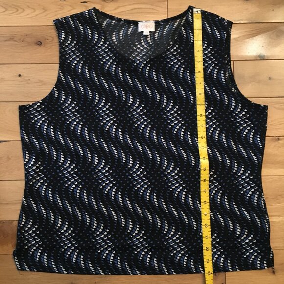 Vintage Cleo Canadian Made Trippy Wave Tank Top - Picture 12 of 12